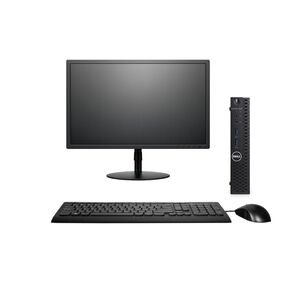 Kit Monitor + Mini Pc Dell Optiplex 3050 (i5-6ta 8gb 256gb Ssd) + Teclado & Mouse Reacondicionado Grado A