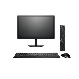 Kit Monitor + Mini Pc Dell Optiplex 3050 (i5-6ta 8gb 256gb Ssd) + Teclado & Mouse Reacondicionado Grado A
