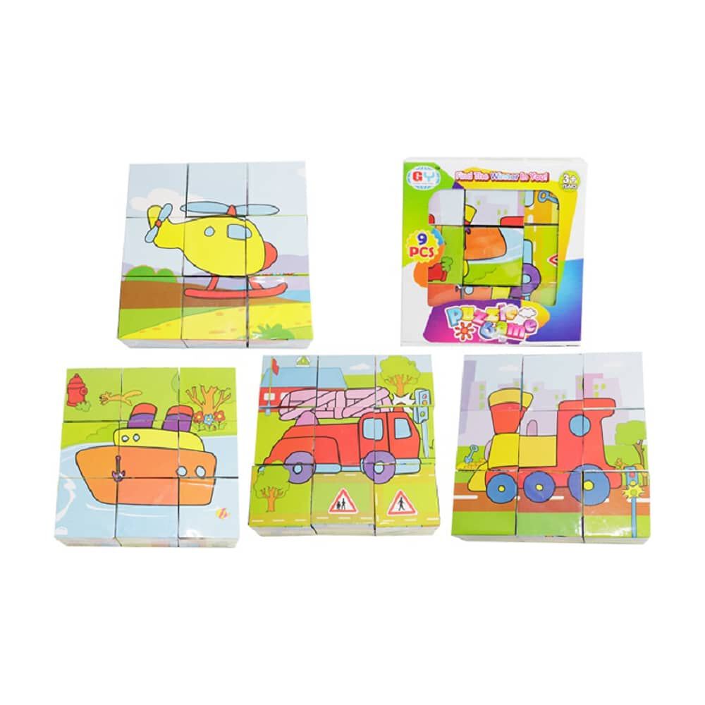Cubos Rompecabezas Puzzles De Madera 6 Juegos En 1 Ni&ntilde;os image number 6.0