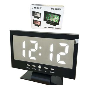 Reloj Despertador Lcd Color Termómetro Humedad Cj8082t