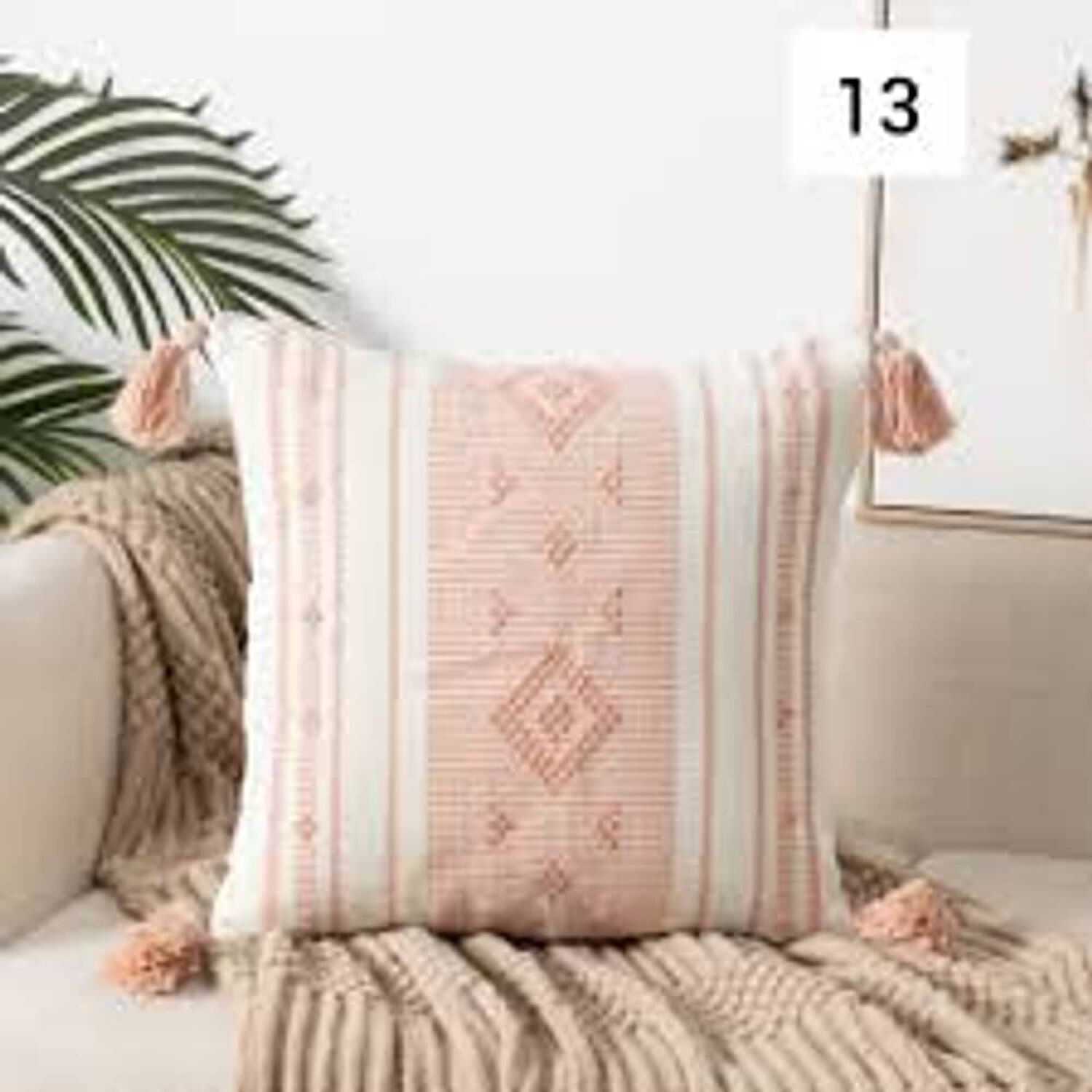 Set De 2 Cojines Kilim Con Borlas image number 3.0