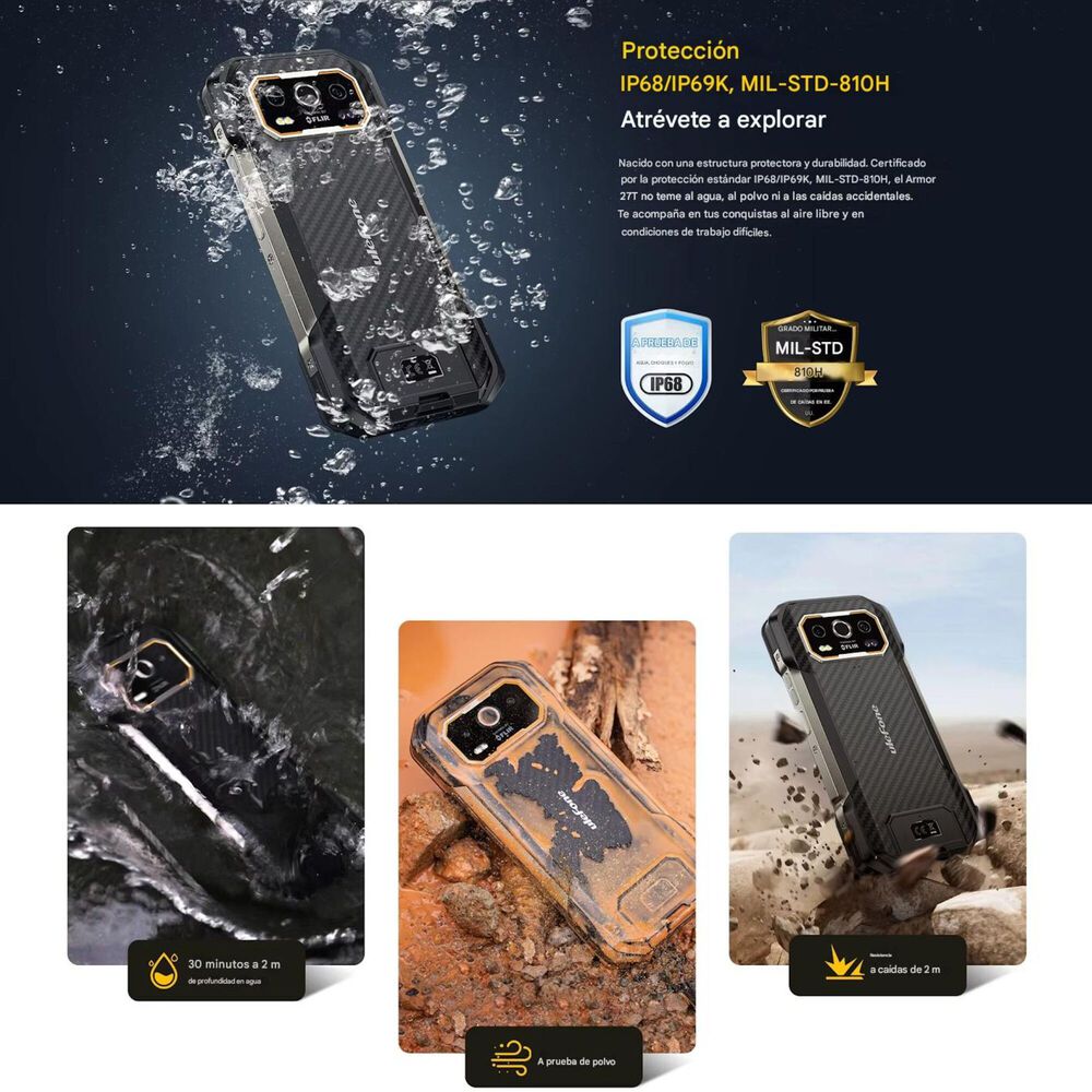 Ulefone Armor 27t | T&eacute;rmica Flir, Visi&oacute;n Nocturna Y 10600mah image number 4.0