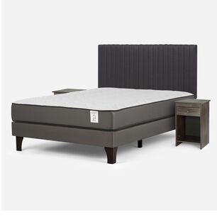 Cama Europea Rosen New Style 2 Plus / 2 Plazas / Base Normal + Set De Maderas