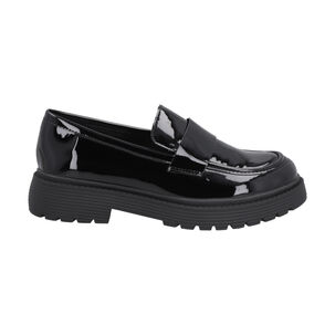 Mocasín Mujer Negro Glossy Police