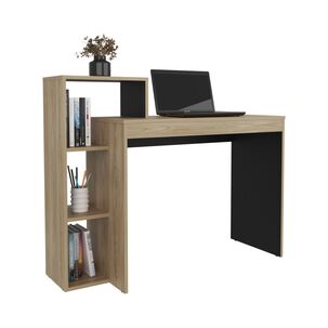 Escritorio 90x110x40 Cm Biblioteca 3 Repisas