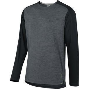 Jersey Ixs Manga Larga Infantil Jr Flow X Graphite Negro Ks