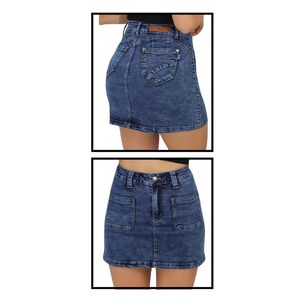 Falda Jeans Con Short Mujer Shantal