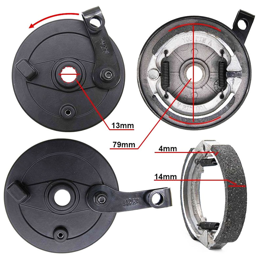 Freno De Tambor Trasero Scooter El&eacute;ctrico Dualtron image number 6.0