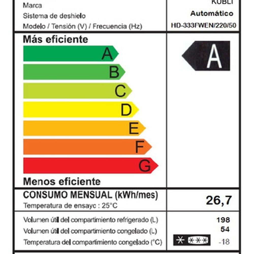 Refrigerador Kubli Neu No Frost - 252 Litros image number 2.0
