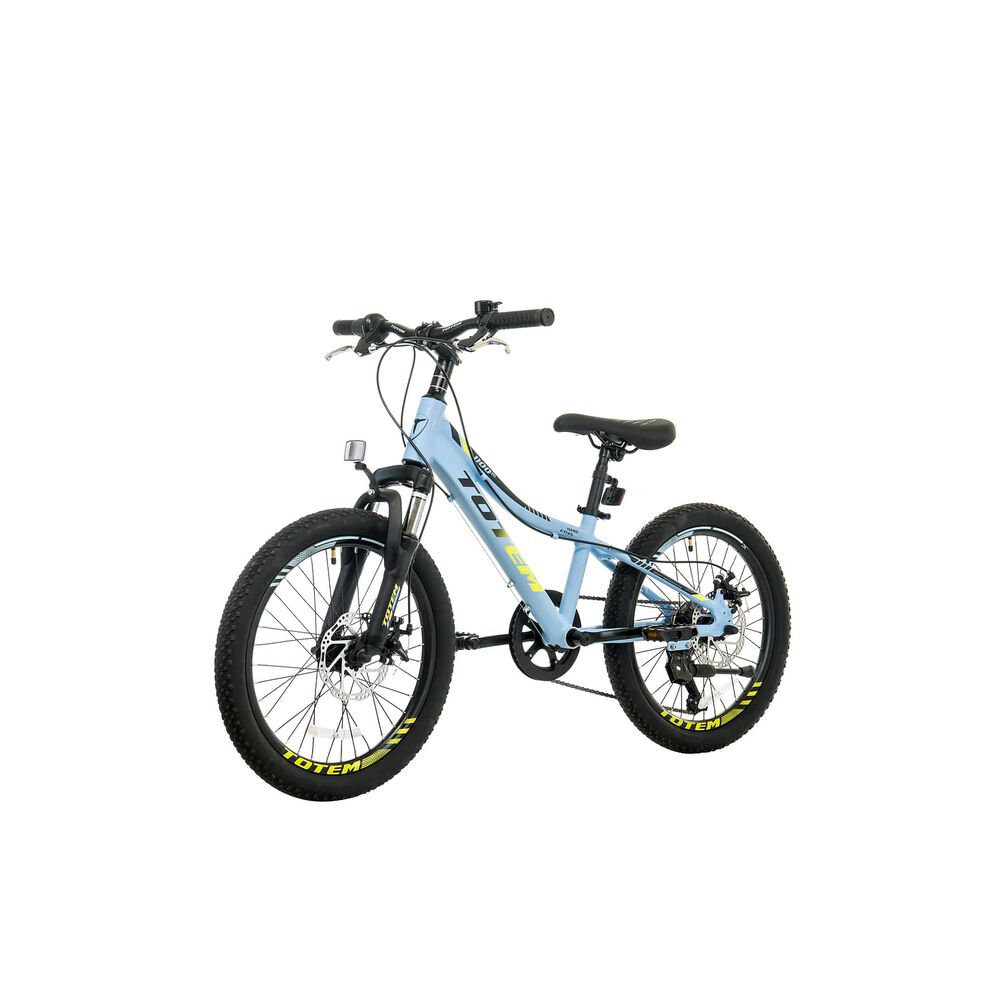 Bicicleta Totem Mtb Aro 20 Modelo 1100 Celeste image number 6.0
