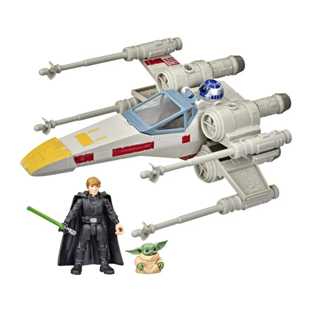 Juguete Figura Nave Star Wars Mission Fleet Luke Grogu image number 1.0