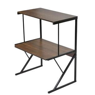 Estante Rack Cocina Microondas Organizador Negro 64x54x37 Cm