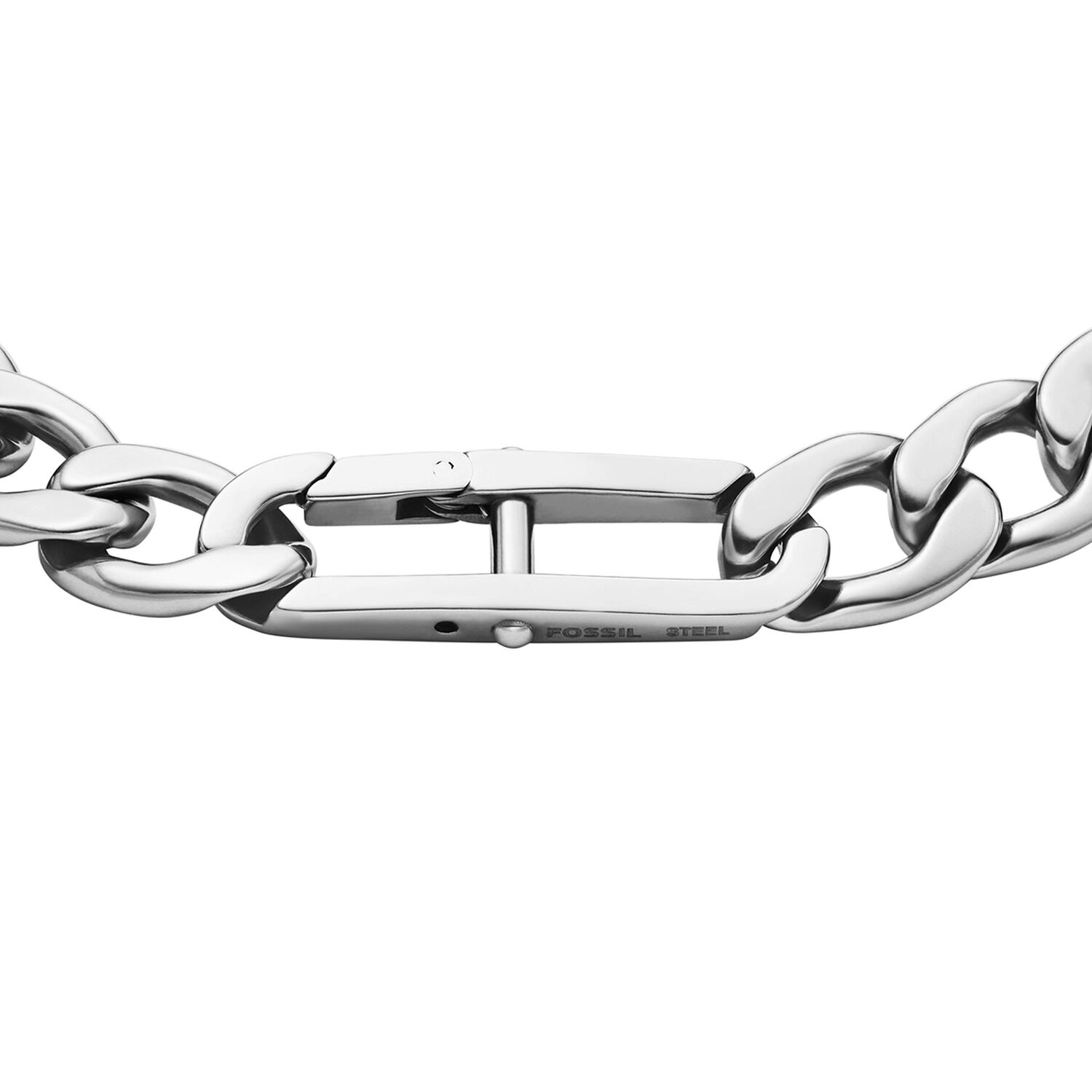 Pulsera Fossil Jf04770040 Plateado Hombre image number 2.0