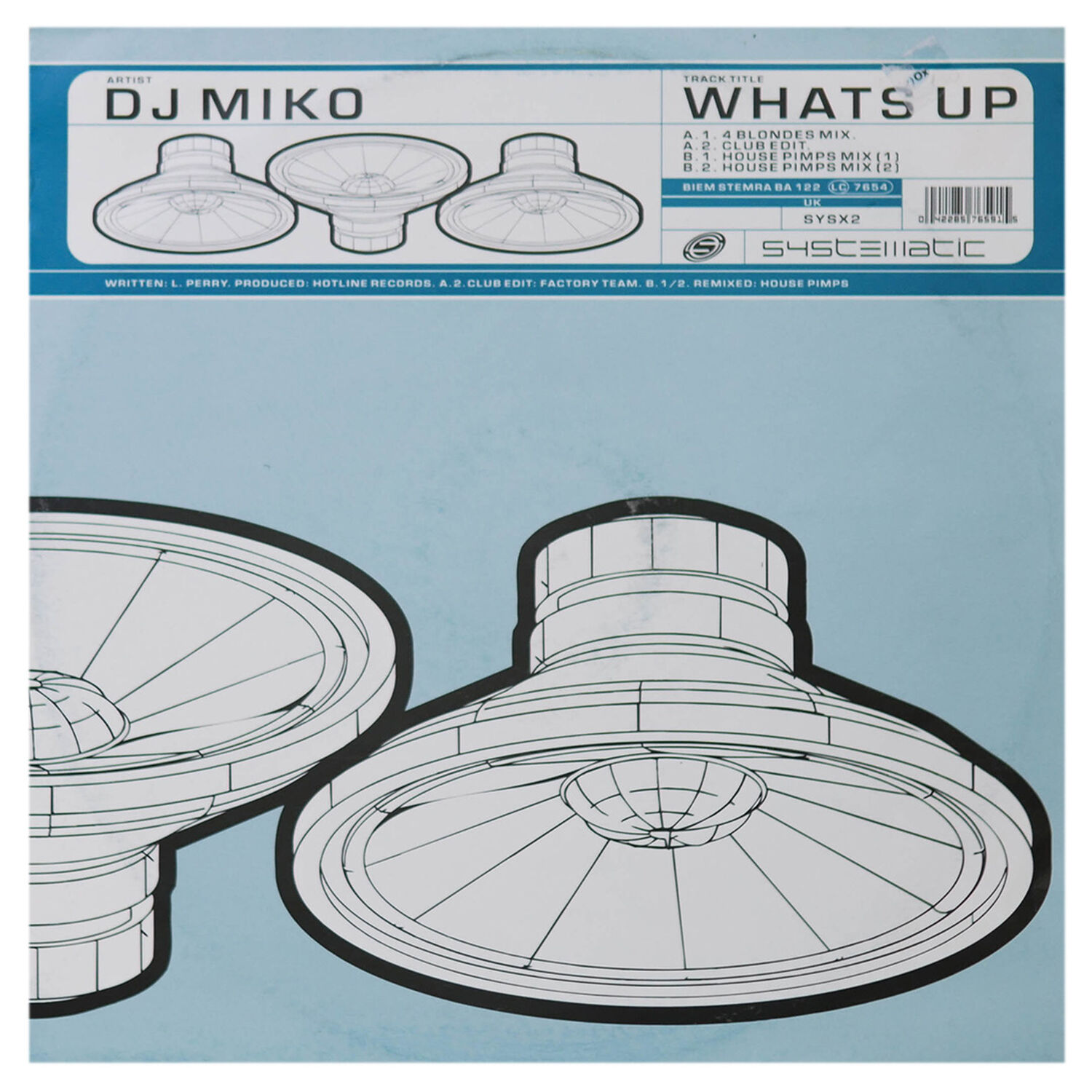 Dj Miko - Whats Up | 12" Maxi Single Usado image number 0.0