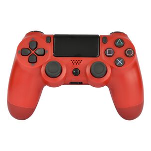Control Joystick Inal&aacute;mbrico Doble Shock P4 Rojo Levo