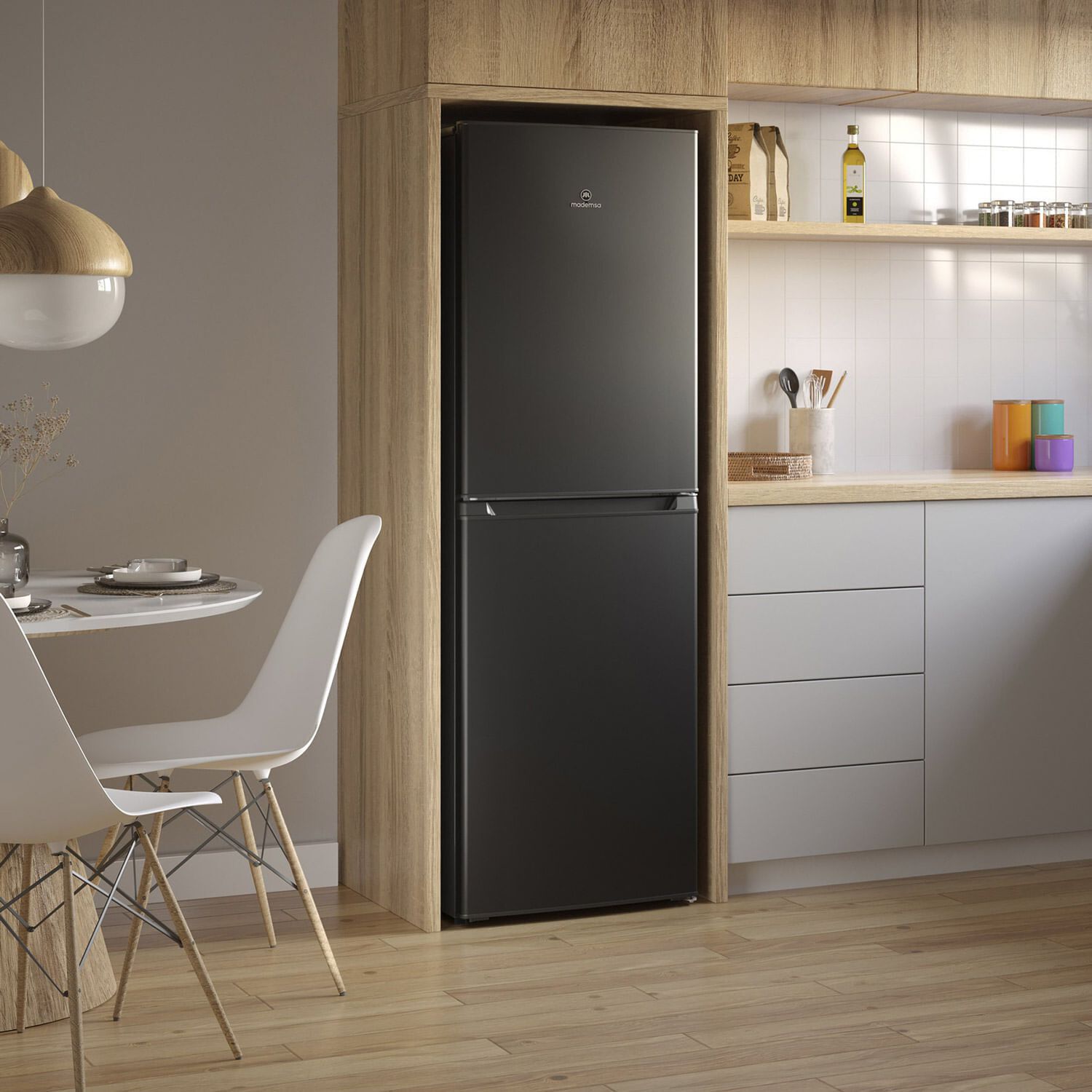 Refrigerador 248l Fr&iacute;o Directo Bottom Freezer Med250b Negro image number 5.0