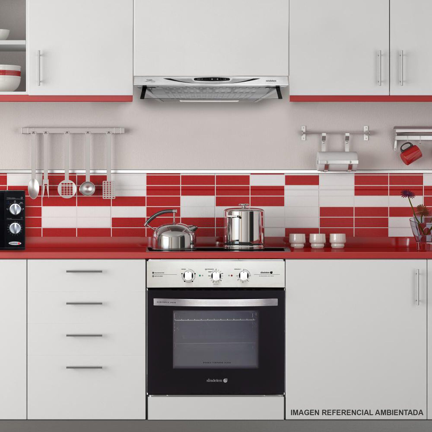 Kit De Cocina Sindelen Ceg-4600in - He-7200in 4 Quemadores image number 4.0
