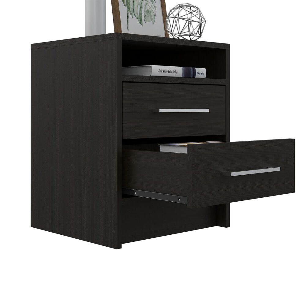 Velador 2 Cajones Fm-019n - Negro image number 5.0