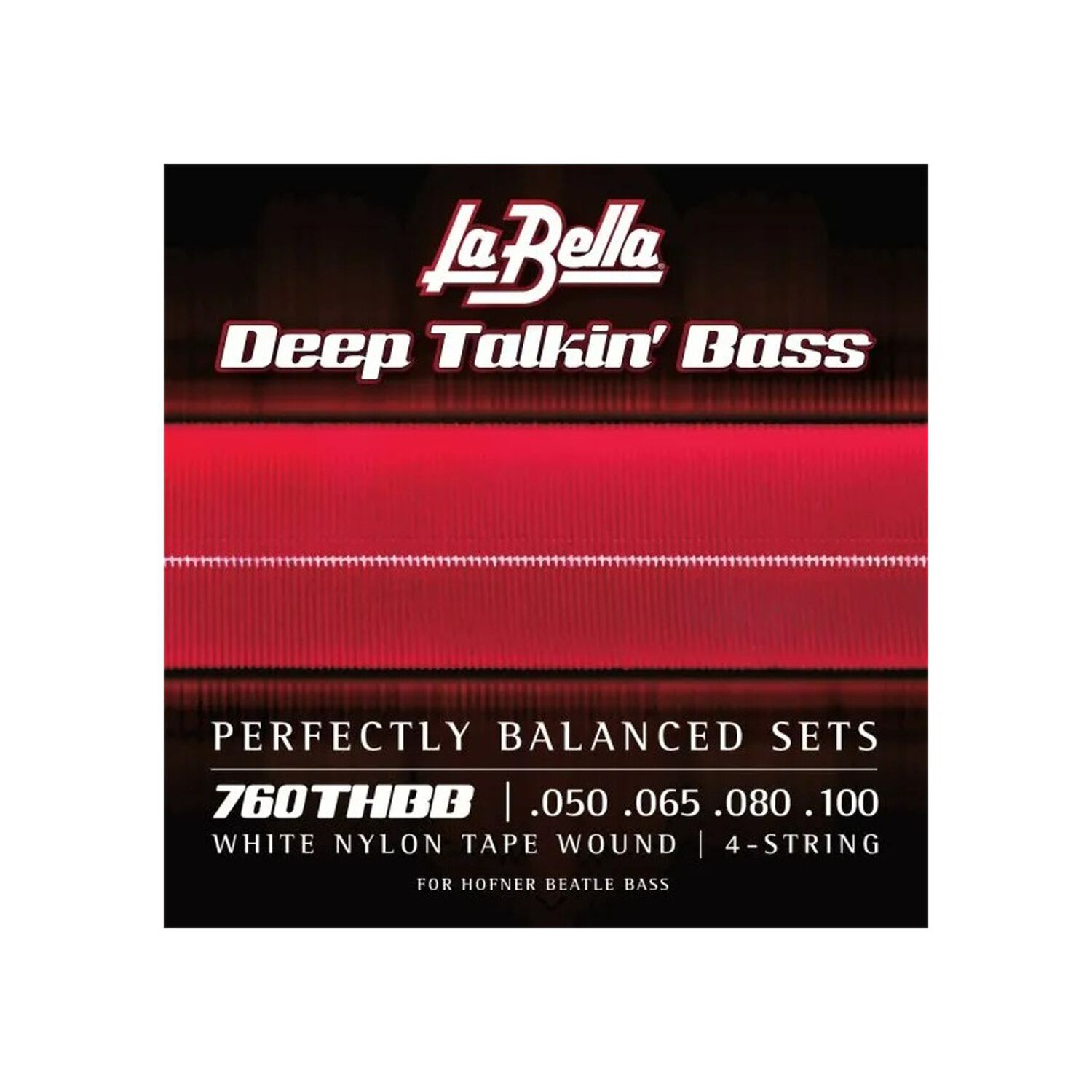 Set Bajo El&eacute;ctrico Flat White Nylon 4 50-100 760thbb image number 1.0
