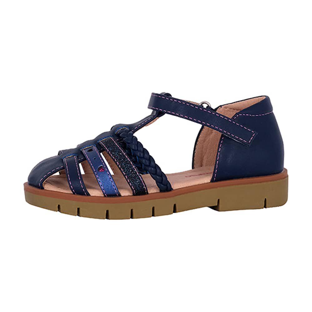 Sandalia Tulip Azul Bamboo image number 1.0