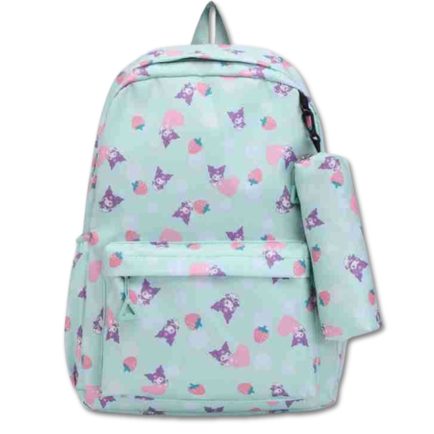 Mochila Kuromi Bolso Escolar Juvenil Sanrio Estilo Kawaii Light Green image number 0.0