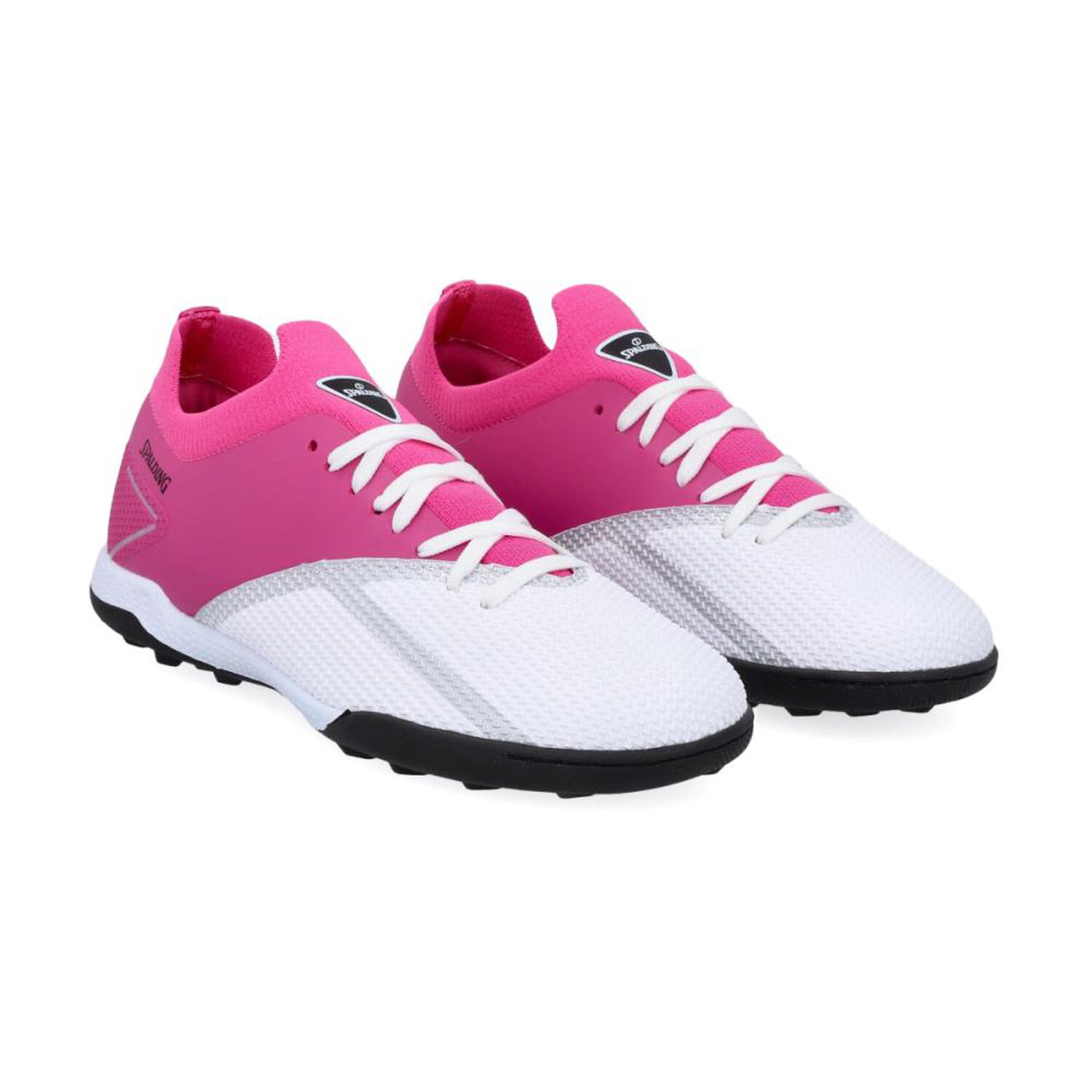 Zapatilla F&uacute;tbol Ni&ntilde;o Spalding Blanco/rosado image number 1.0