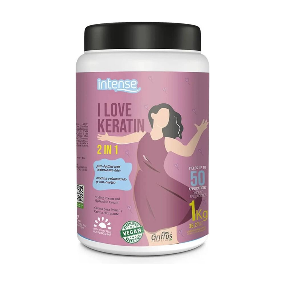 Mascara Querida Queratina 1000gr Griffus image number 0.0