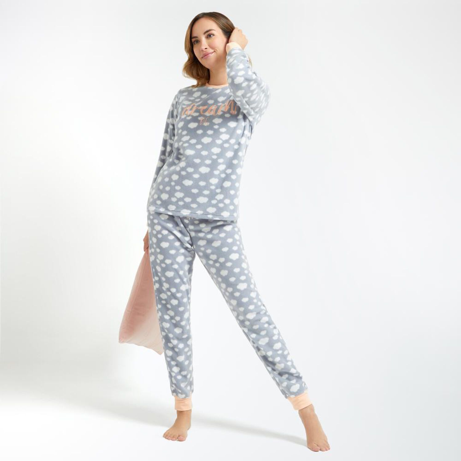 Pijama Manga Larga Mujer Geeps Secret / 2 Piezas image number 1.0
