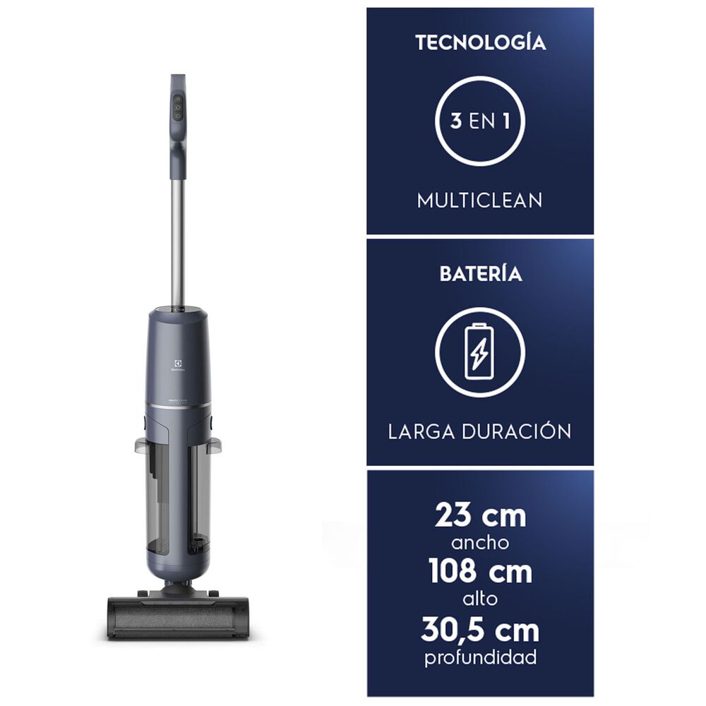 Aspiradora Mopa Inal&aacute;mbrica Electrolux Multiclean Emc2500 image number 1.0