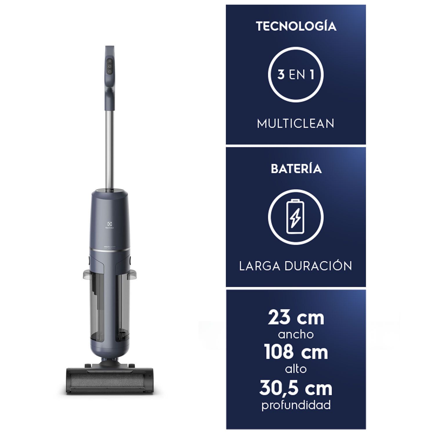 Aspiradora Mopa Inal&aacute;mbrica Electrolux Multiclean Emc2500 image number 1.0
