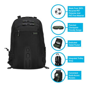 Mochila Targus 15,6 Spruce Ecosmart Chkpt Friendly Tbb013