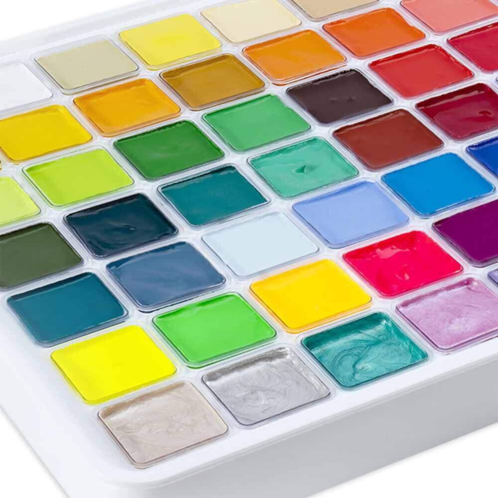 Set Himi Gouache 56 Colores / 30gr (estuche Blanco) image number 3.0