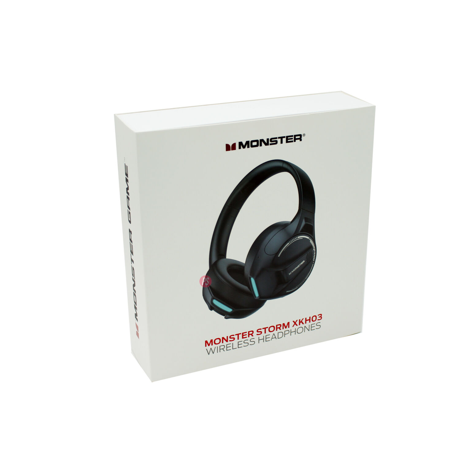 Aud&iacute;fonos Bluetooth Gamer Rgb Azul Monster Xkh03 Negro - Ps image number 2.0