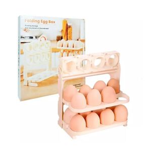 Organizador Porta Huevos Plegable 3 Niveles Soporte Cocina