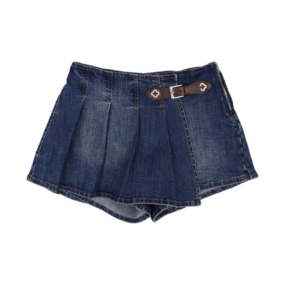 Falda Denim Mujer Rolly Go image number 0.0