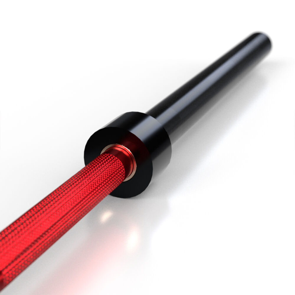 Barra Olimpica De Competici&oacute;n Red & Black 15 Kg Ten Series image number 4.0