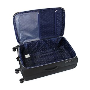 Maleta De Tela Grande Nautica Valencia L 23kg Negra