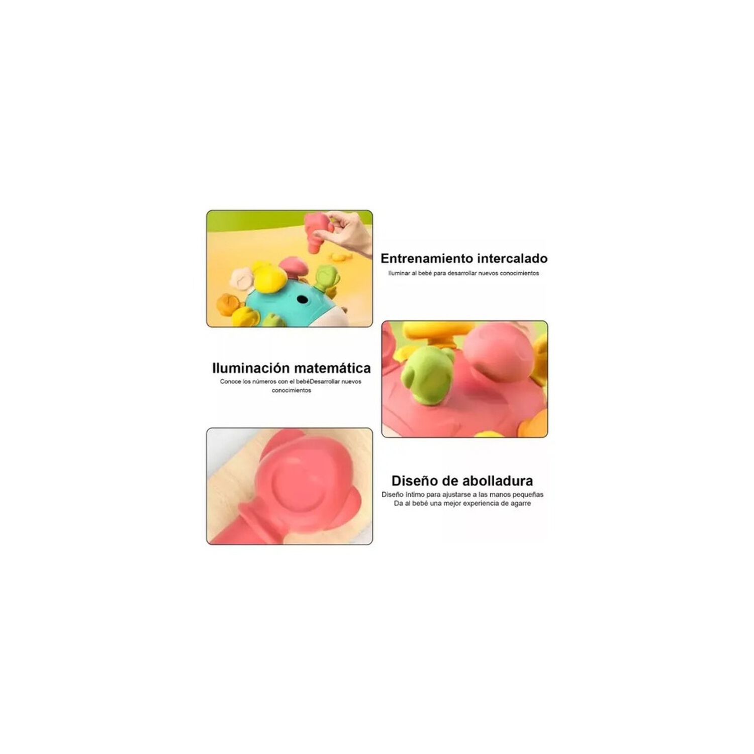 Juguete Peque&ntilde;o Erizo Educativo Para Beb&eacute; Juego De Encaje image number 8.0