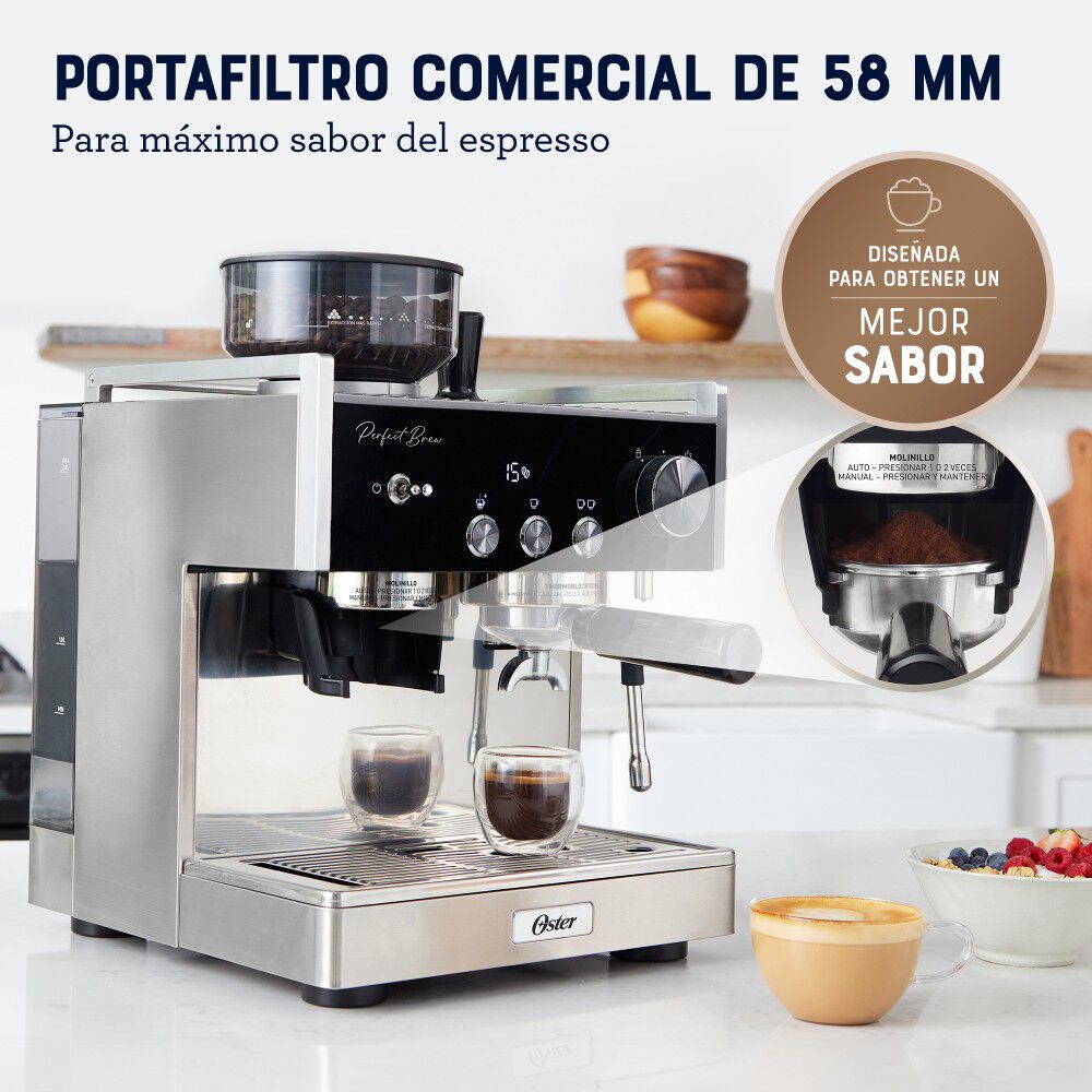 Cafetera Para Espresso Oster Perfect Brew Bvstem7400 image number 2.0