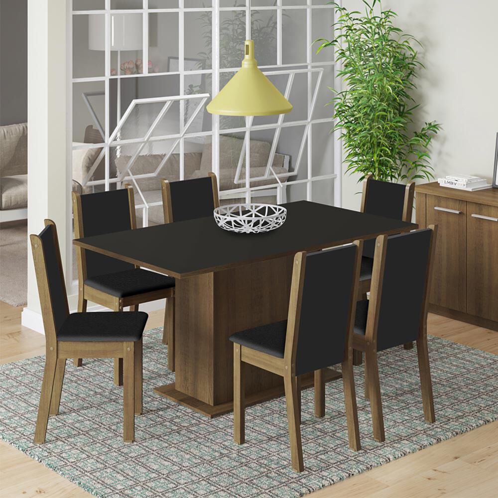 Juego De Comedor Vekkahome Suecia / 6 Sillas image number 3.0