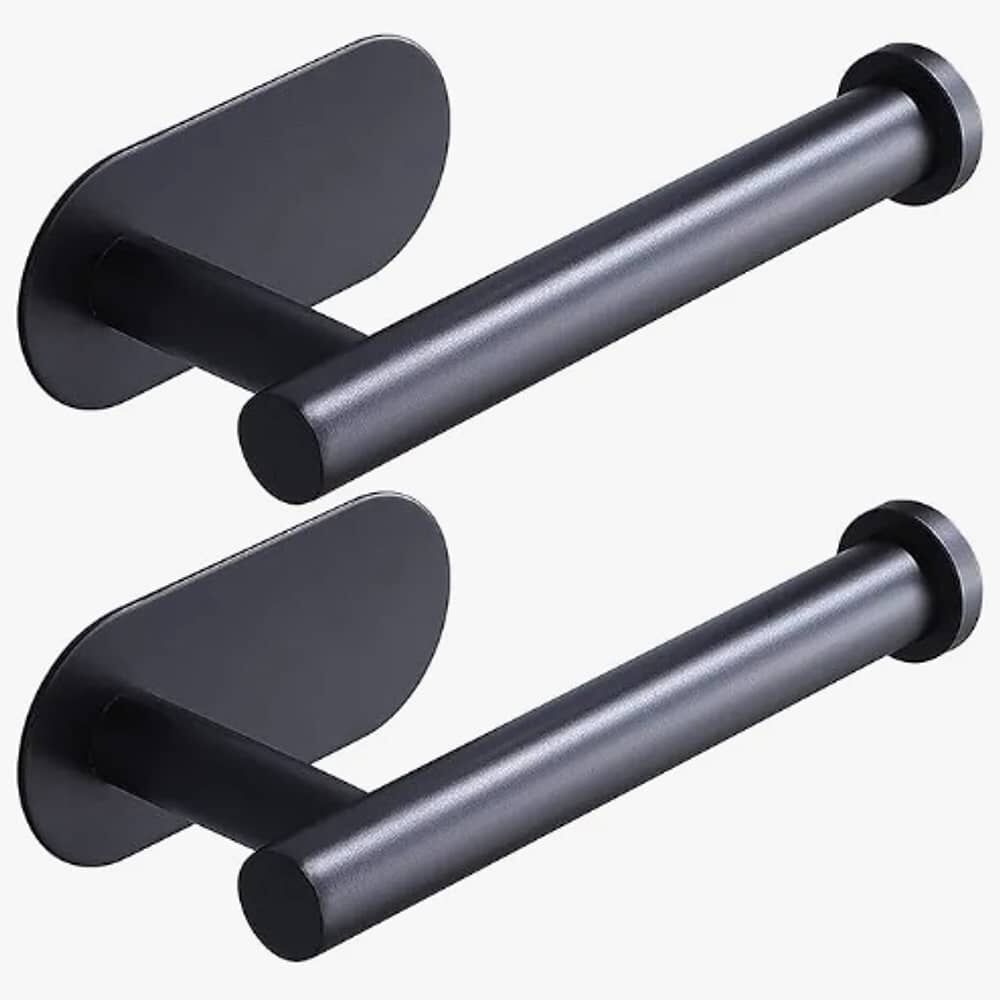 Porta De Papel Higi&eacute;nico Acero Inoxidable Negro image number 0.0