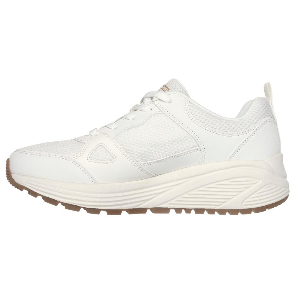 Zapatilla Urbana Mujer Skechers Bobs Sport Sparrow 2.0 - Retro Clean Beige image number 4.0
