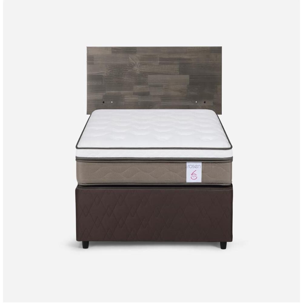 Cama Nido Rosen New Style 6 / 1.5 Plazas / Base Normal + Respaldo image number 0.0