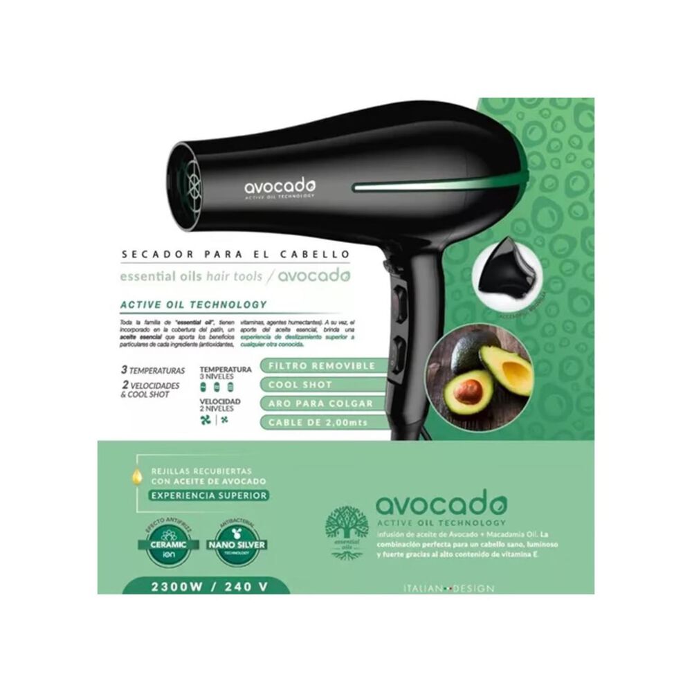 Secador De Pelo 3 Temp 2 Vel 2200w Avocado St Gama image number 2.0