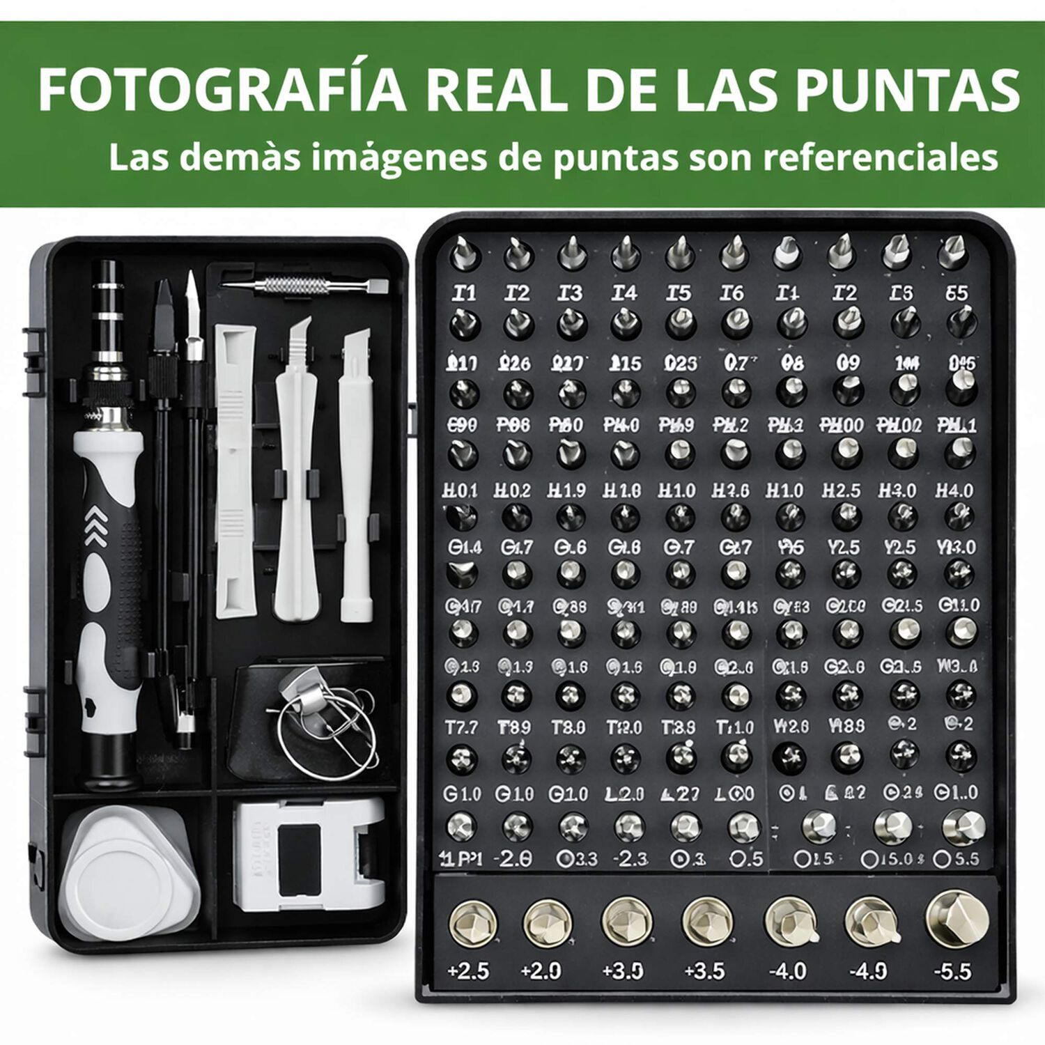 Kit Destornilladores De Precisi&oacute;n 115 En 1 Para Celulares image number 6.0