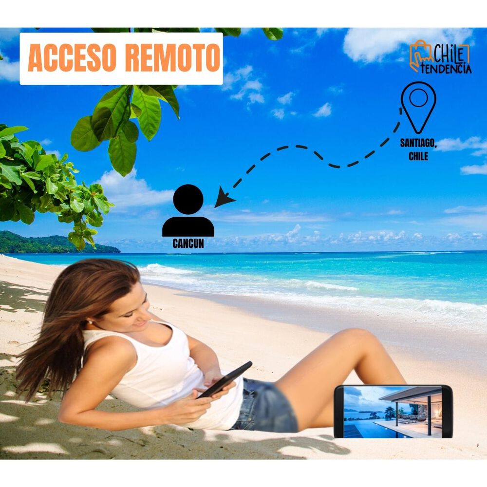 Camara De Seguridad Inalambrica Wifi Full Hd Impermeable image number 6.0