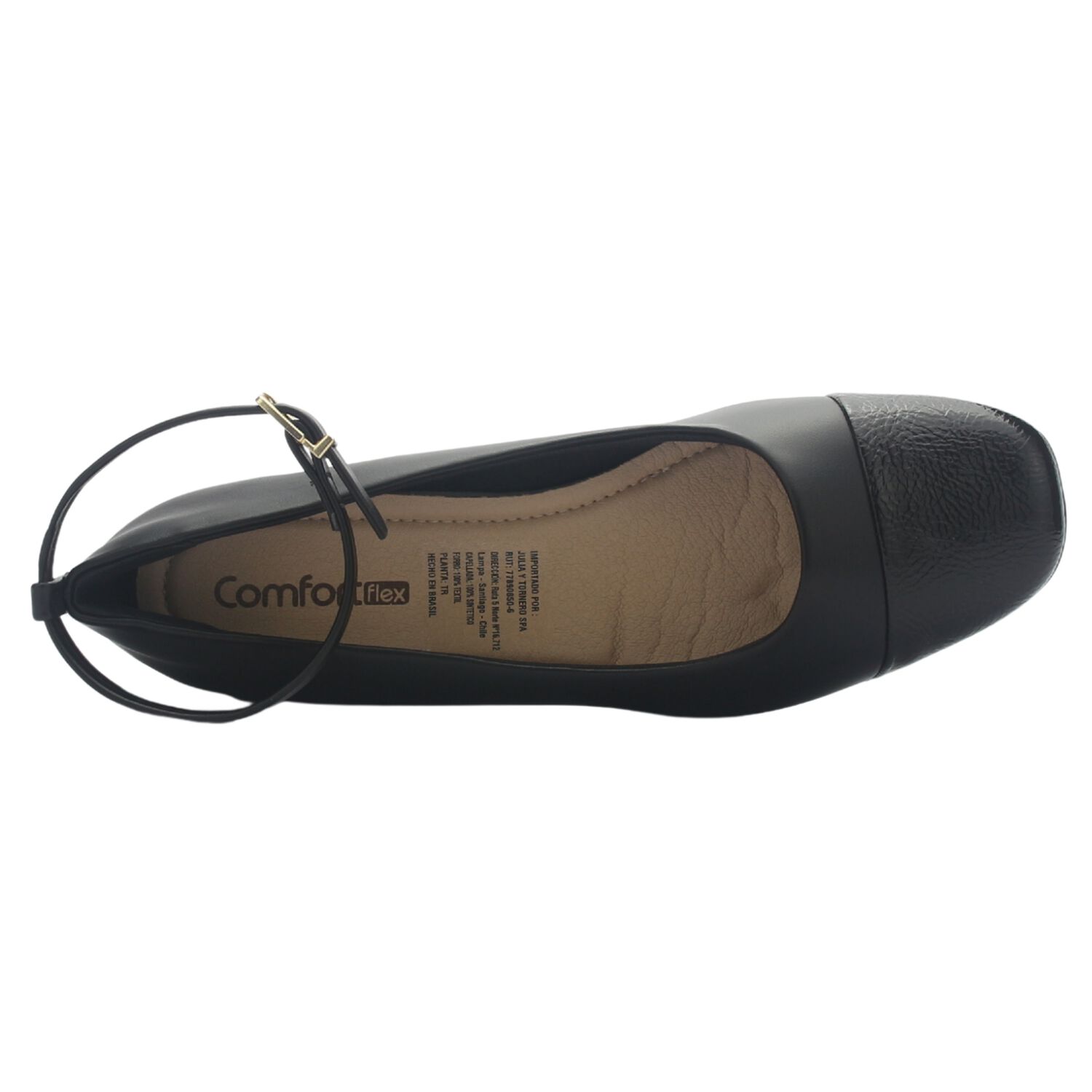 Zapato Negro Mujer Comfortflex 2595403 Casual image number 4.0