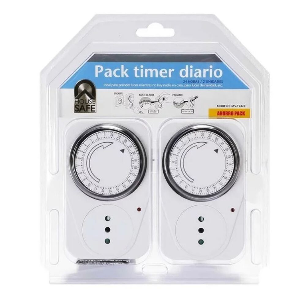 Timer An&aacute;logo Temporizador Doble Modelo Mst24 image number 0.0