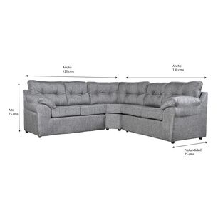 Sof&aacute; Seccional Casa Ideal Atlas / 5 Cuerpos