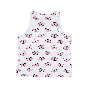 Polera Estampada Sin Mangas Cuello Redondo Mujer Freedom